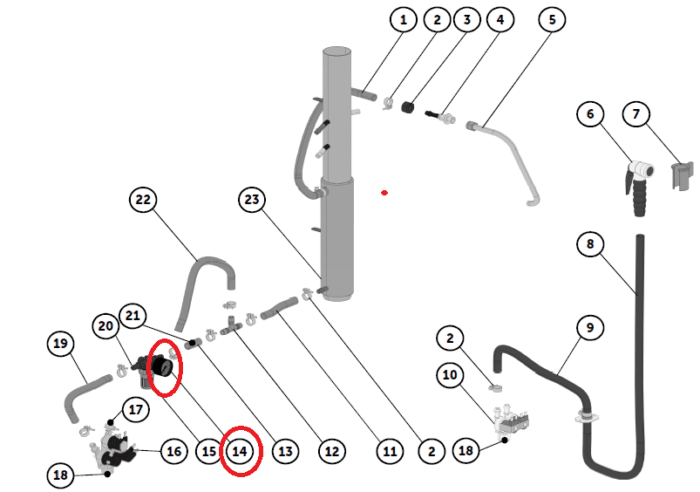 Manometar 0-1 BAR RETIGO