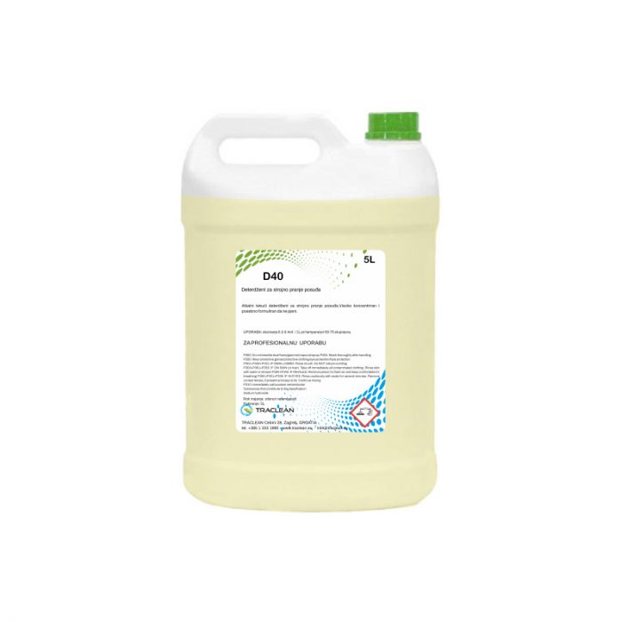 D40 Deterdžent za strojno pranje posuđa 5L/10L