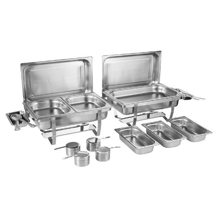 Set posuda za švedski stol 22 kom GN – profesionalna oprema za catering, banje