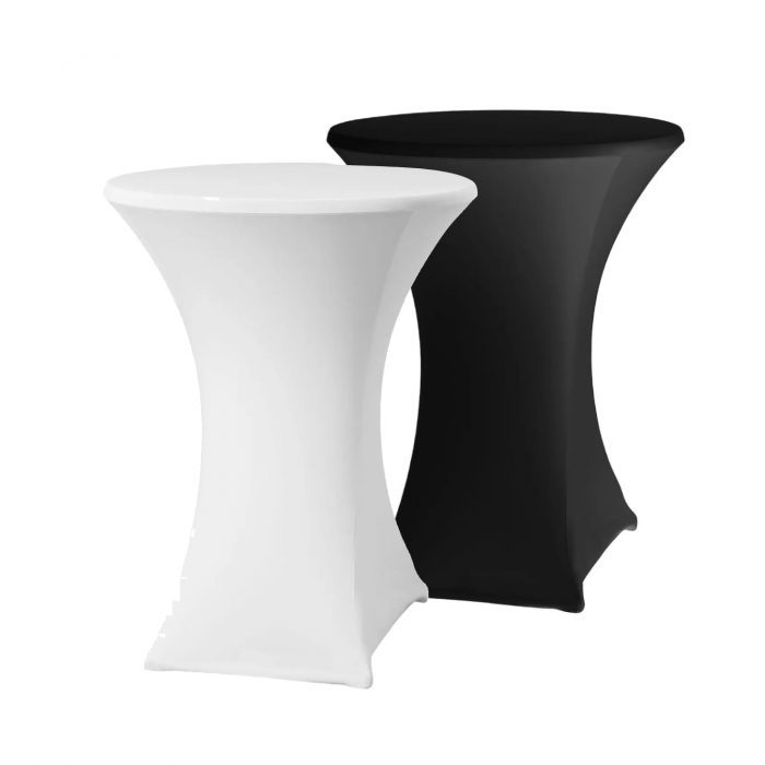 Navlaka za barski stol ⌀850 x 1150 mm – bijela ili crna