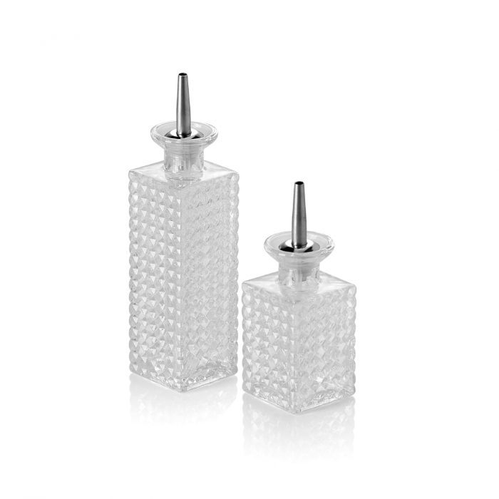 Staklena bitter boca s inox dozatorom – 130 ml i 230 ml