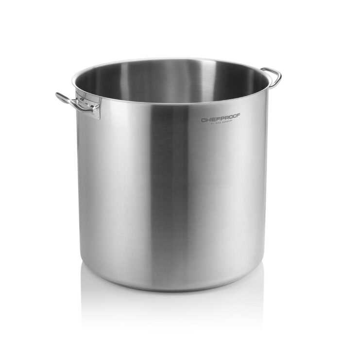 Profesionalni inox stock pot s kapsuliranim dnom i hladnim ručkama, 6–100 L
